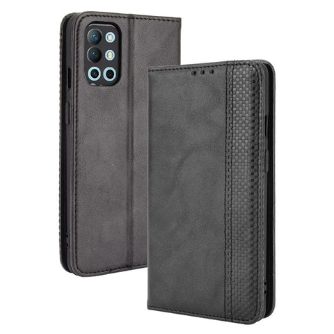 Magnetic Vintage Style Wallet Stand Phone Case Cover for OnePlus 9R
