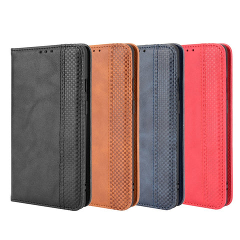 Magnetic Vintage Style Wallet Stand Phone Case Cover for OnePlus 9R
