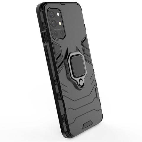 Ring Holder Kickstand 2-in-1 PC TPU Cool Guard Hybrid Cover Well-Protected Case for OnePlus 9R
