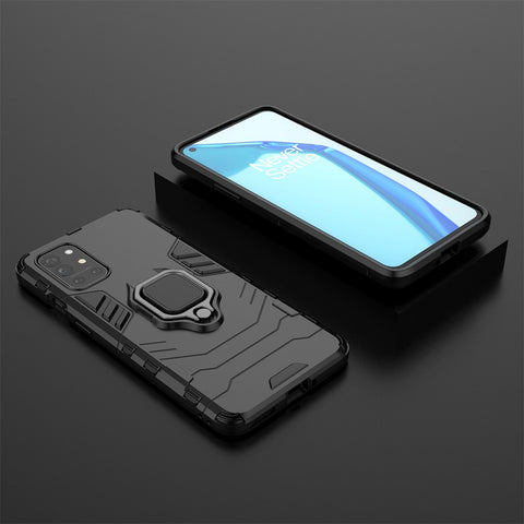 Ring Holder Kickstand 2-in-1 PC TPU Cool Guard Hybrid Cover Well-Protected Case for OnePlus 9R