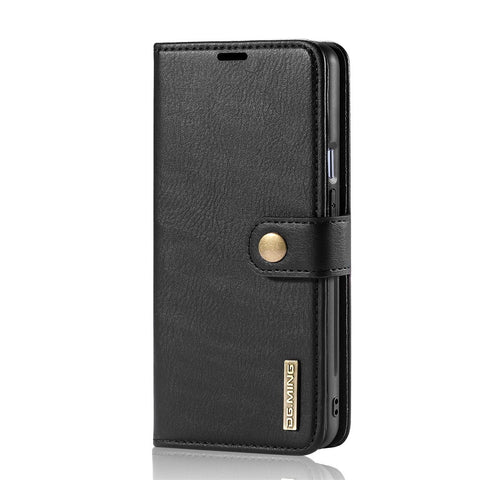 DG.MING For OnePlus 9 (EU / US Version) Protective Phone Case Detachable 2 in 1 Leather Shockproof Shell Flip Cover with Wallet