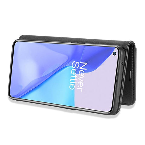 DG.MING For OnePlus 9 (EU / US Version) Protective Phone Case Detachable 2 in 1 Leather Shockproof Shell Flip Cover with Wallet