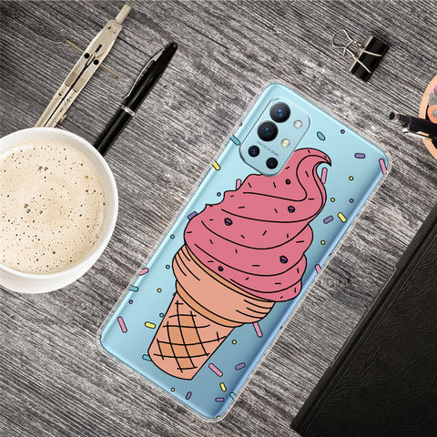 IMD Workmanship Pattern Printing TPU Shell Case for OnePlus 9R