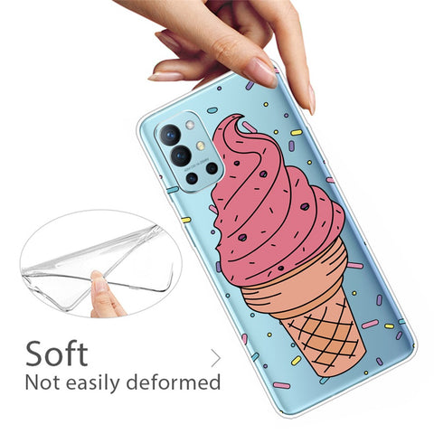 IMD Workmanship Pattern Printing TPU Shell Case for OnePlus 9R