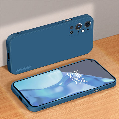 PINWUYO Soft Silicone Protective Mobile Phone Back Case Cover for OnePlus 9 Pro