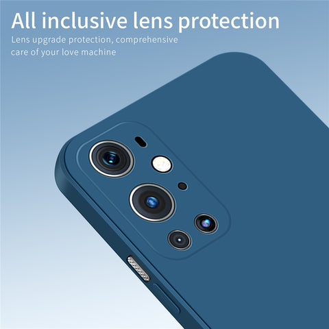 PINWUYO Soft Silicone Protective Mobile Phone Back Case Cover for OnePlus 9 Pro