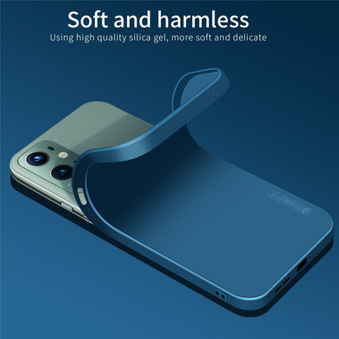 PINWUYO Soft Silicone Protective Mobile Phone Back Case Cover for OnePlus 9 Pro