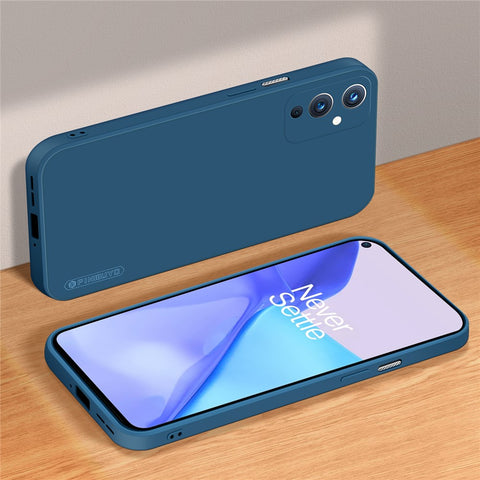 PINWUYO Soft Silicone Protective Mobile Phone Back Case Cover for OnePlus 9 (EU / US Version)