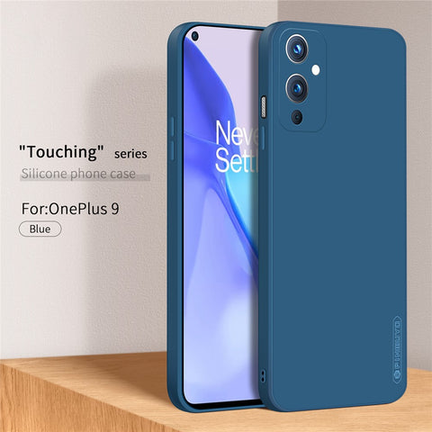 PINWUYO Soft Silicone Protective Mobile Phone Back Case Cover for OnePlus 9 (EU / US Version)