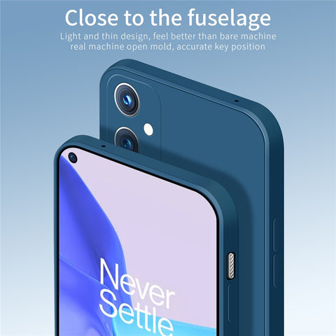 PINWUYO Soft Silicone Protective Mobile Phone Back Case Cover for OnePlus 9 (EU / US Version)