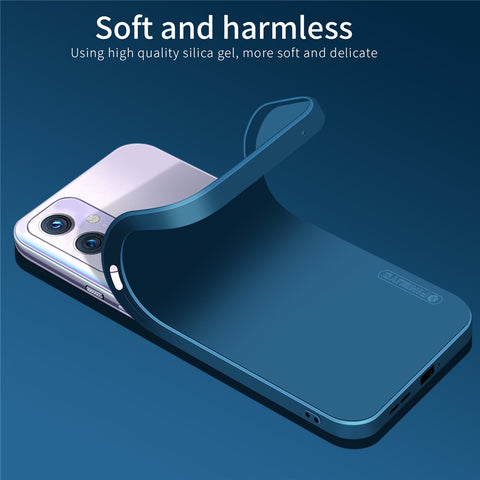 PINWUYO Soft Silicone Protective Mobile Phone Back Case Cover for OnePlus 9 (EU / US Version)