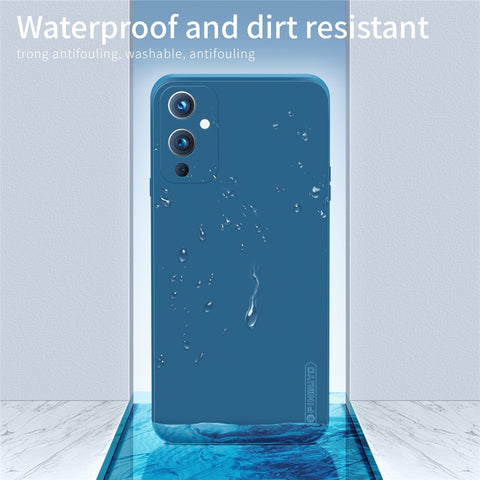 PINWUYO Soft Silicone Protective Mobile Phone Back Case Cover for OnePlus 9 (EU / US Version)