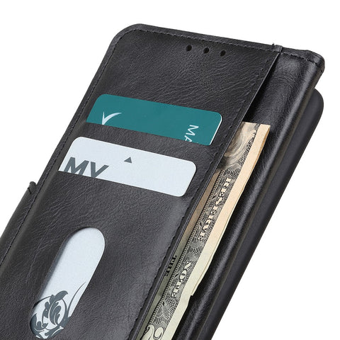 Crazy Horse Texture Wallet Design Full Protection PU Leather Stand Protector Cover for OnePlus Nord CE 5G