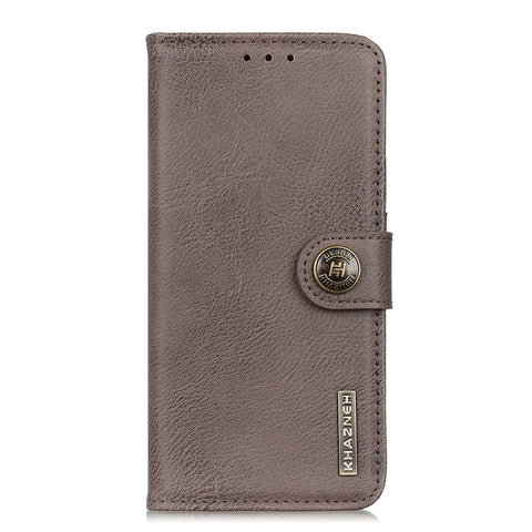 KHAZNEH Magnetic Clasp PU Leather Phone Shell Case Protector with Wallet Stand for OnePlus Nord CE 5G