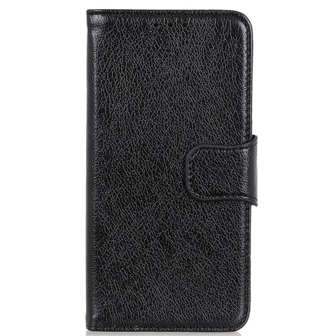 Wallet Design Full-Protection Nappa Texture Split Leather Stand Phone Cover Shell for OnePlus Nord CE 5G