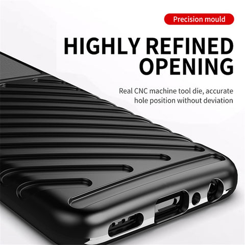 Thunder Series Diagonal Style Soft TPU Phone Back Shell for OnePlus Nord CE 5G