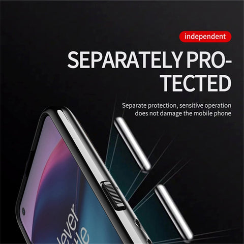Thunder Series Diagonal Style Soft TPU Phone Back Shell for OnePlus Nord CE 5G