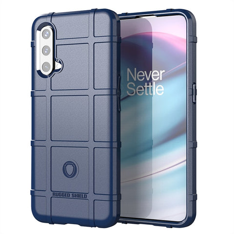 Rugged Square Grid Texture Breaking-proof TPU Protective Cover Shell for OnePlus Nord CE 5G