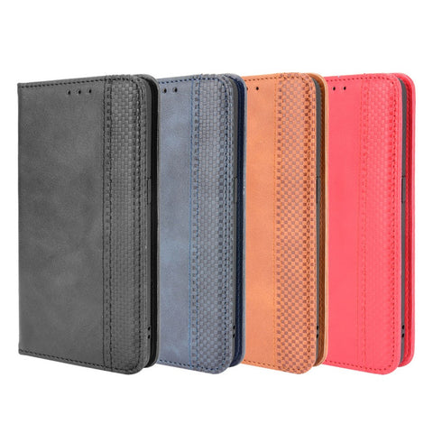 Full Protection Shockproof Vintage PU Leather Magnetic Closure Wallet Stand Case for OnePlus Nord CE 5G