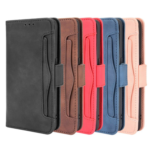 Magnetic Full Body Protection Shockproof Flip Leather Wallet Stand Protective Case with Multiple Card Slots for OnePlus Nord CE 5G