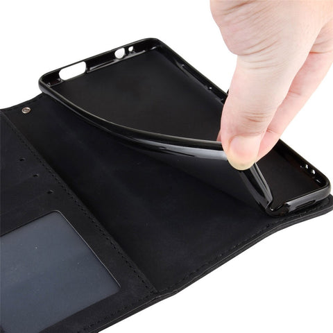 Magnetic Full Body Protection Shockproof Flip Leather Wallet Stand Protective Case with Multiple Card Slots for OnePlus Nord CE 5G