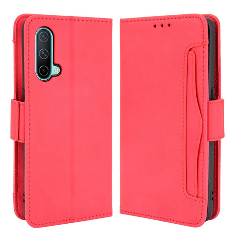 Magnetic Full Body Protection Shockproof Flip Leather Wallet Stand Protective Case with Multiple Card Slots for OnePlus Nord CE 5G