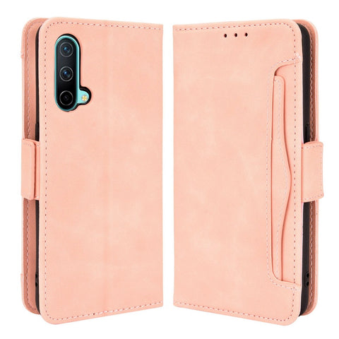 Magnetic Full Body Protection Shockproof Flip Leather Wallet Stand Protective Case with Multiple Card Slots for OnePlus Nord CE 5G