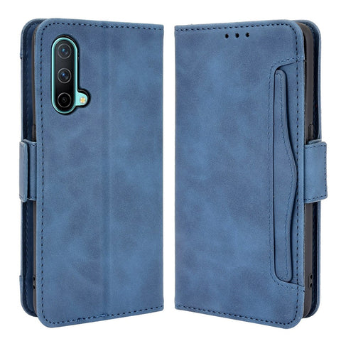 Magnetic Full Body Protection Shockproof Flip Leather Wallet Stand Protective Case with Multiple Card Slots for OnePlus Nord CE 5G
