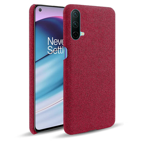 KSQ Cloth Coated Hard Plastic Phone Case Cover for OnePlus Nord CE 5G