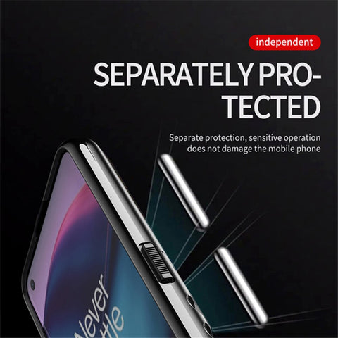 Thunder Series Twill Texture Thickened TPU Protective Cover Case for OnePlus Nord CE 5G