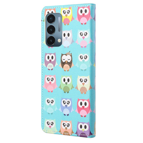 Cross Texture Painting Pattern Horizontal Flip Shockproof Protection Leather Case for OnePlus Nord N200 5G/OPPO A93 5G