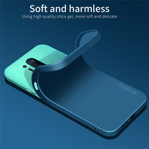 PINWUYO Precise Cutouts Soft Silicone Shockproof Protective Back Cover for OnePlus 8 Pro
