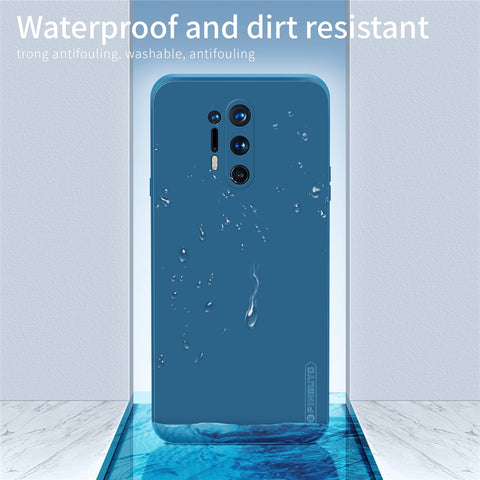PINWUYO Precise Cutouts Soft Silicone Shockproof Protective Back Cover for OnePlus 8 Pro