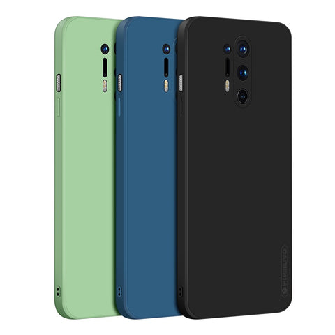 PINWUYO Precise Cutouts Soft Silicone Shockproof Protective Back Cover for OnePlus 8 Pro