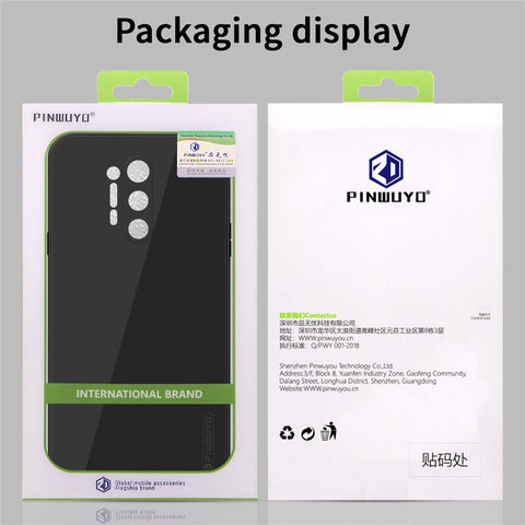 PINWUYO Precise Cutouts Soft Silicone Shockproof Protective Back Cover for OnePlus 8 Pro