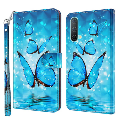Pattern Printing Wallet Leather Case Cover for OnePlus Nord CE 5G