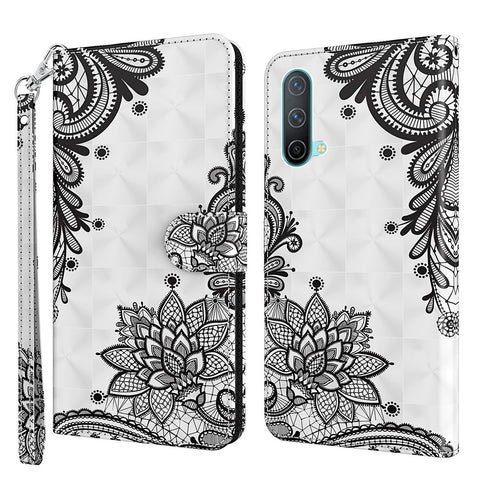 Pattern Printing Wallet Leather Case Cover for OnePlus Nord CE 5G