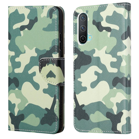 Cross Texture Pattern Printing Wallet Stand PU Leather Phone Case Cover for OnePlus Nord CE 5G