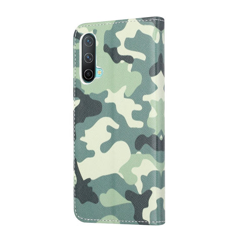 Cross Texture Pattern Printing Wallet Stand PU Leather Phone Case Cover for OnePlus Nord CE 5G