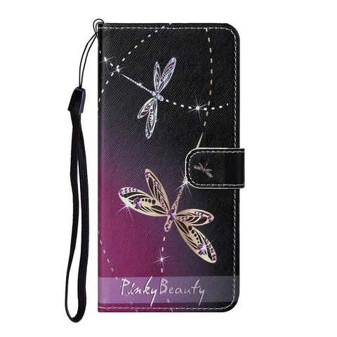 Pattern Printing Cross Texture Leather Wallet Phone Stand Case Cover for OnePlus Nord CE 5G