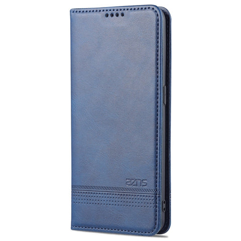 AZNS Flip Wallet Case Auto-absorbed Magnetic Leather Phone Stand Shell for OnePlus Nord CE 5G