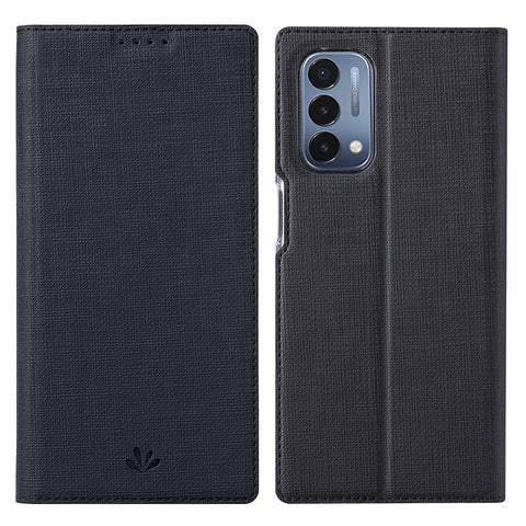 VILI DMX Series PU Leather Flip Shockproof Magnetic Suction Strong Closure Wallet Phone Case for OnePlus Nord N200 5G
