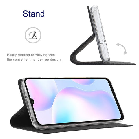 VILI DMX Series PU Leather Flip Shockproof Magnetic Suction Strong Closure Wallet Phone Case for OnePlus Nord N200 5G