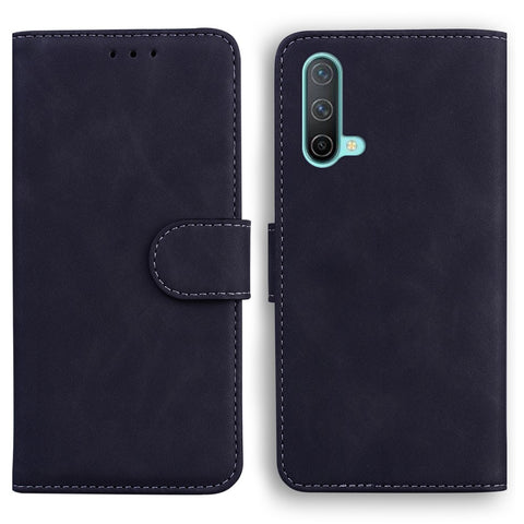 Solid Color Wallet Stand Leather Flip Cover Phone Case Shell for OnePlus Nord CE 5G