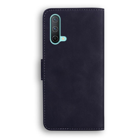 Solid Color Wallet Stand Leather Flip Cover Phone Case Shell for OnePlus Nord CE 5G