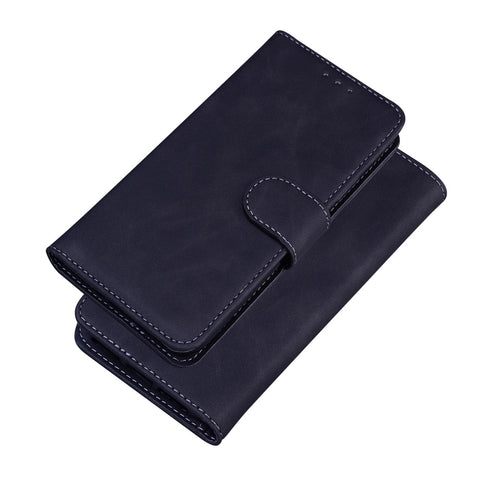 Solid Color Wallet Stand Leather Flip Cover Phone Case Shell for OnePlus Nord CE 5G