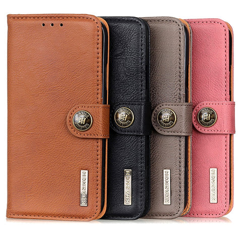 KHAZNEH Leather Wallet Stand Phone Shell Case for OnePlus Nord 2 5G Cell Phone Accessory