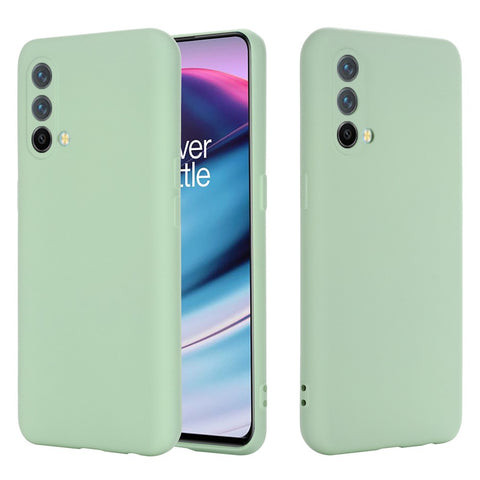 Soft Liquid Silicone Slim Lightweight Shockproof Protective Case with Strap for OnePlus Nord CE 5G