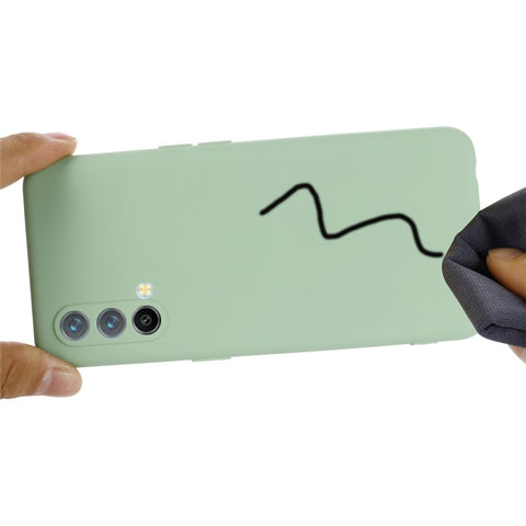 Soft Liquid Silicone Slim Lightweight Shockproof Protective Case with Strap for OnePlus Nord CE 5G