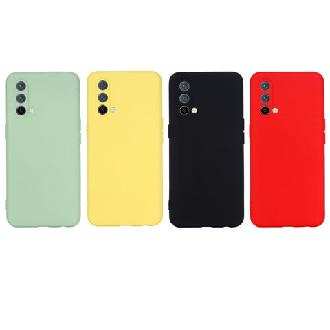 Soft Liquid Silicone Slim Lightweight Shockproof Protective Case with Strap for OnePlus Nord CE 5G